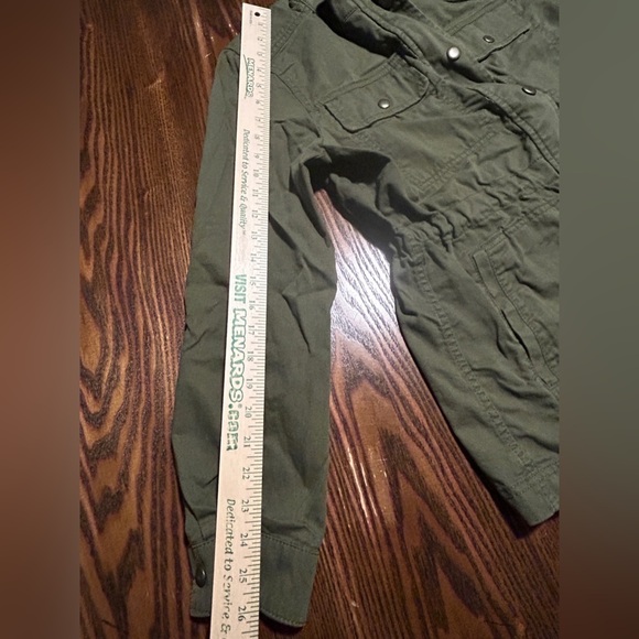 GAP core Utility Jacket Olive Green women’s M military outdoors neutral EUC army - Picture 14 of 16